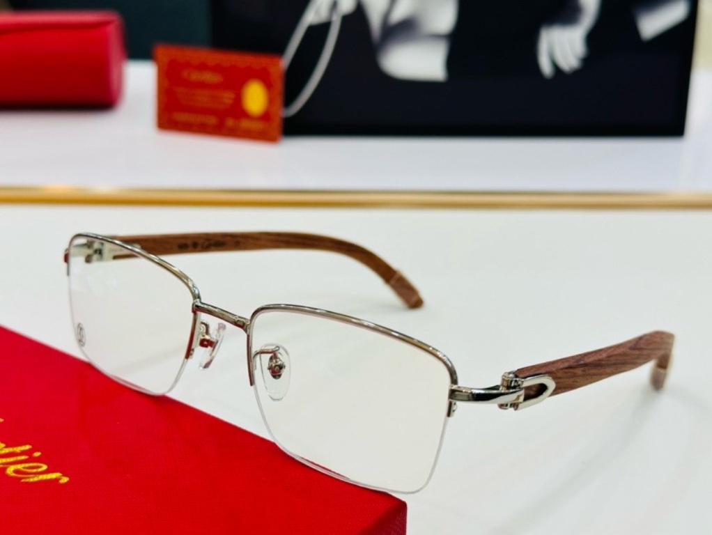 Cartier Plain Glass Spectacles(High Quality)-093
