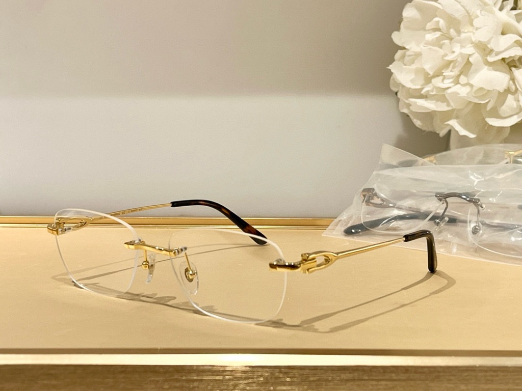 Cartier Plain Glass Spectacles(High Quality)-088