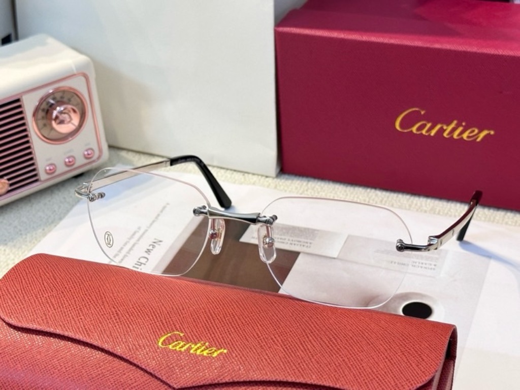 Cartier Plain Glass Spectacles(High Quality)-092