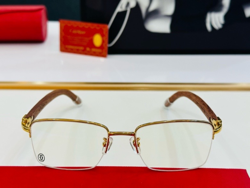 Cartier Plain Glass Spectacles(High Quality)-089