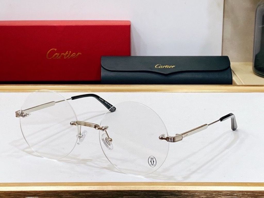 Cartier Plain Glass Spectacles(High Quality)-076