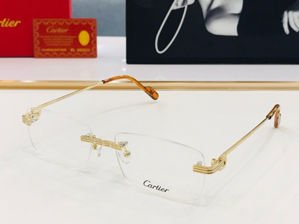 Cartier Plain Glass Spectacles(High Quality)-044