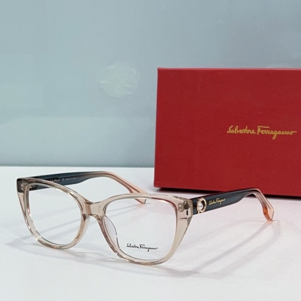 Ferragamo Plain Glass Spectacles(High Quality)-003