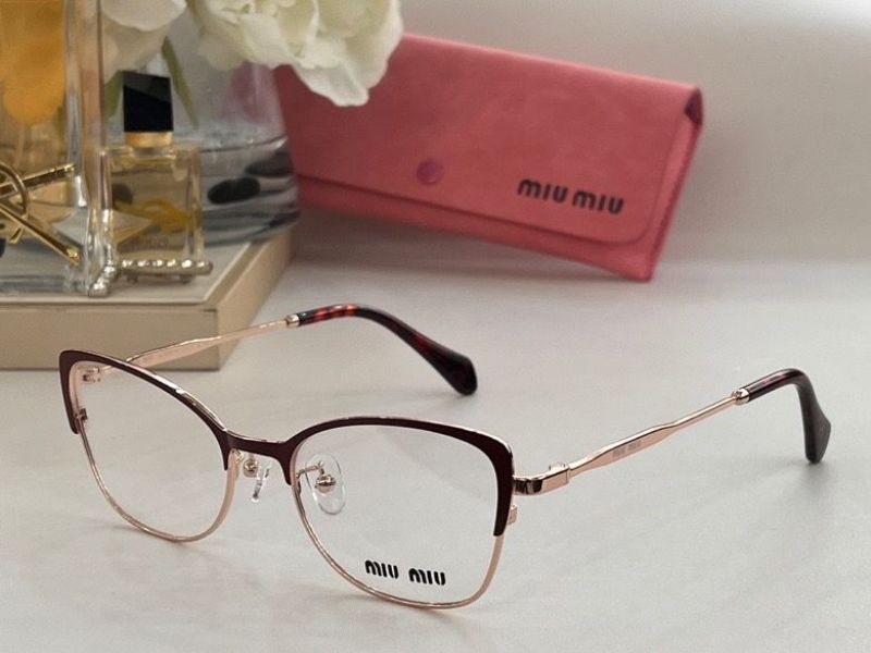 MiuMiu Plain Glass Spectacles(High Quality)-004