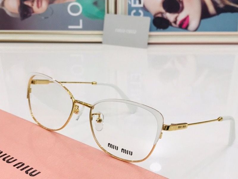 MiuMiu Plain Glass Spectacles(High Quality)-003