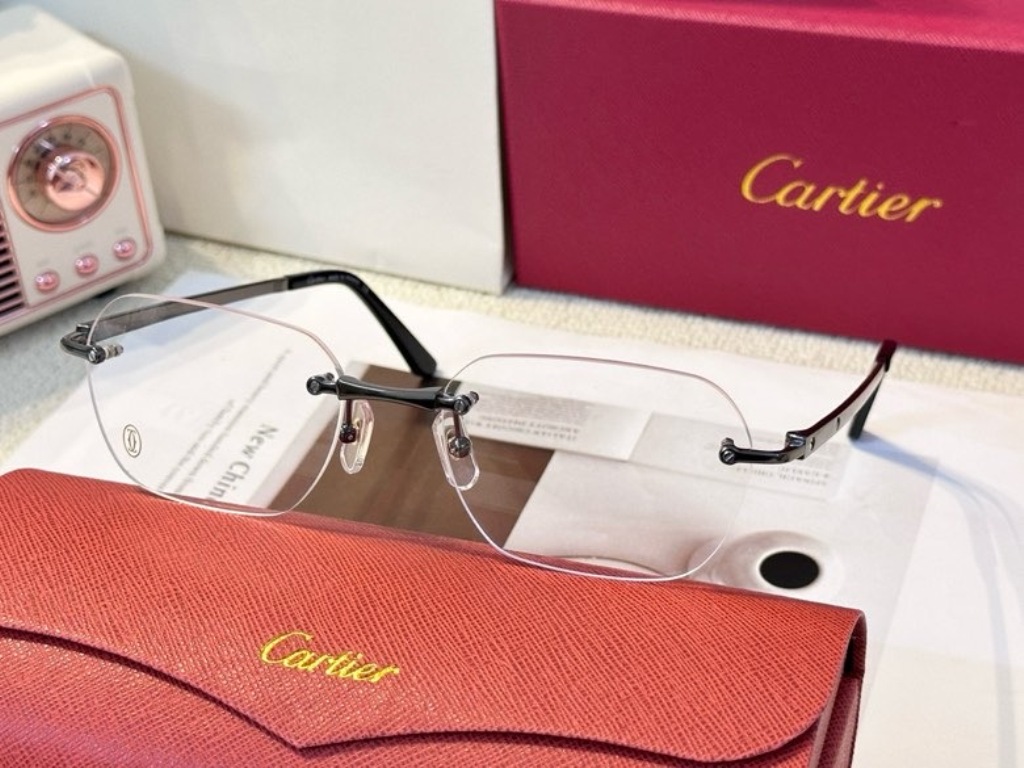 Cartier Plain Glass Spectacles(High Quality)-043