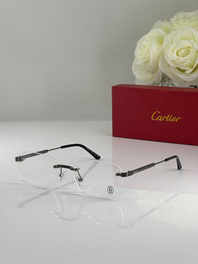 Cartier Plain Glass Spectacles(High Quality)-065