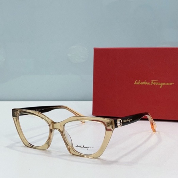 Ferragamo Plain Glass Spectacles(High Quality)-002