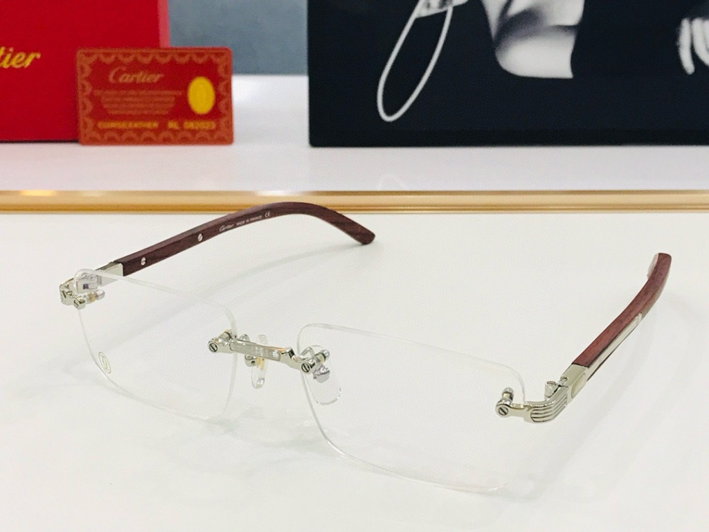 Cartier Plain Glass Spectacles(High Quality)-021