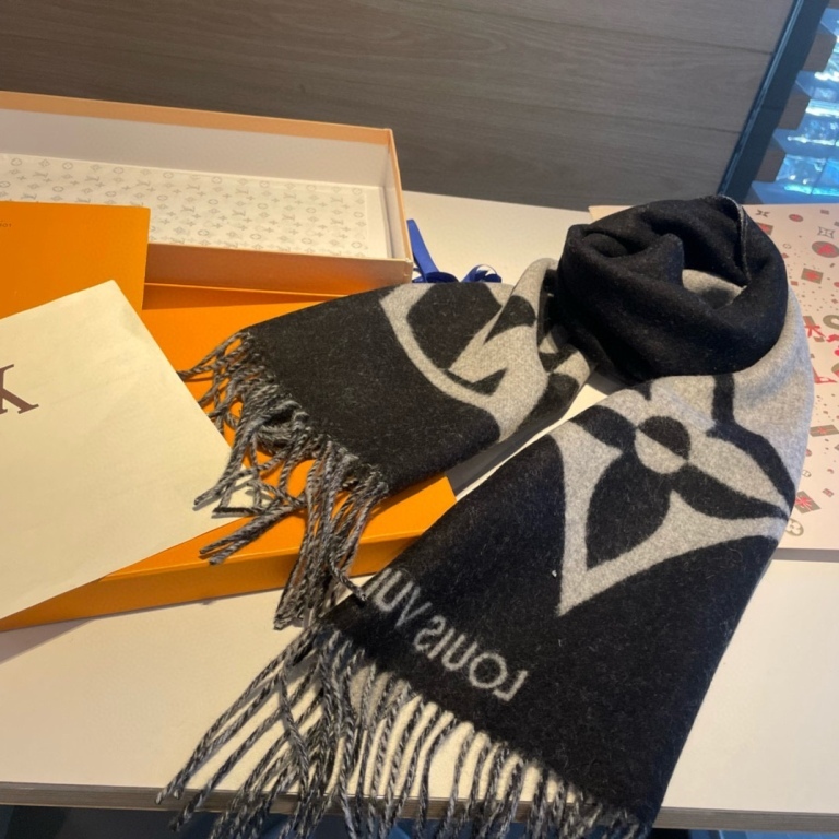 LV Cashmere&Wool Scarf-084