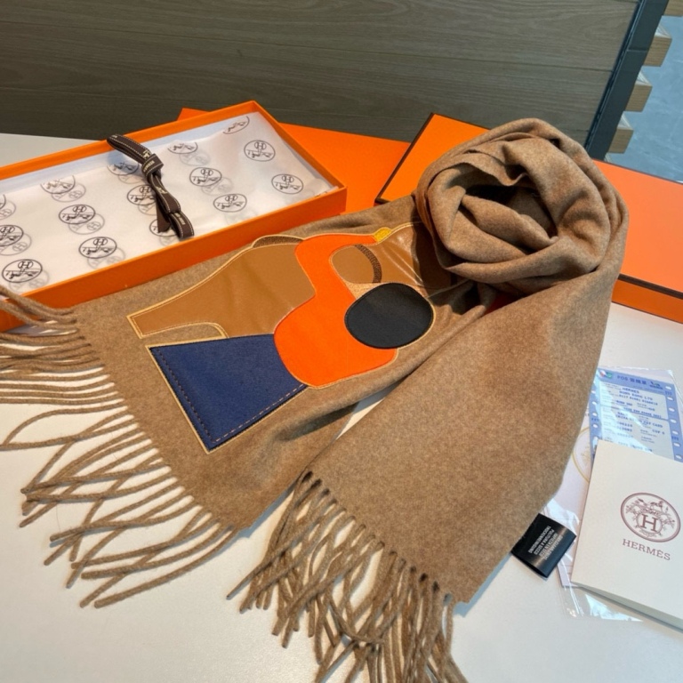 Hermes Cashmere Scarf-186