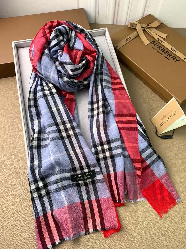 Burberry Cashmere&Silk Scarf-006