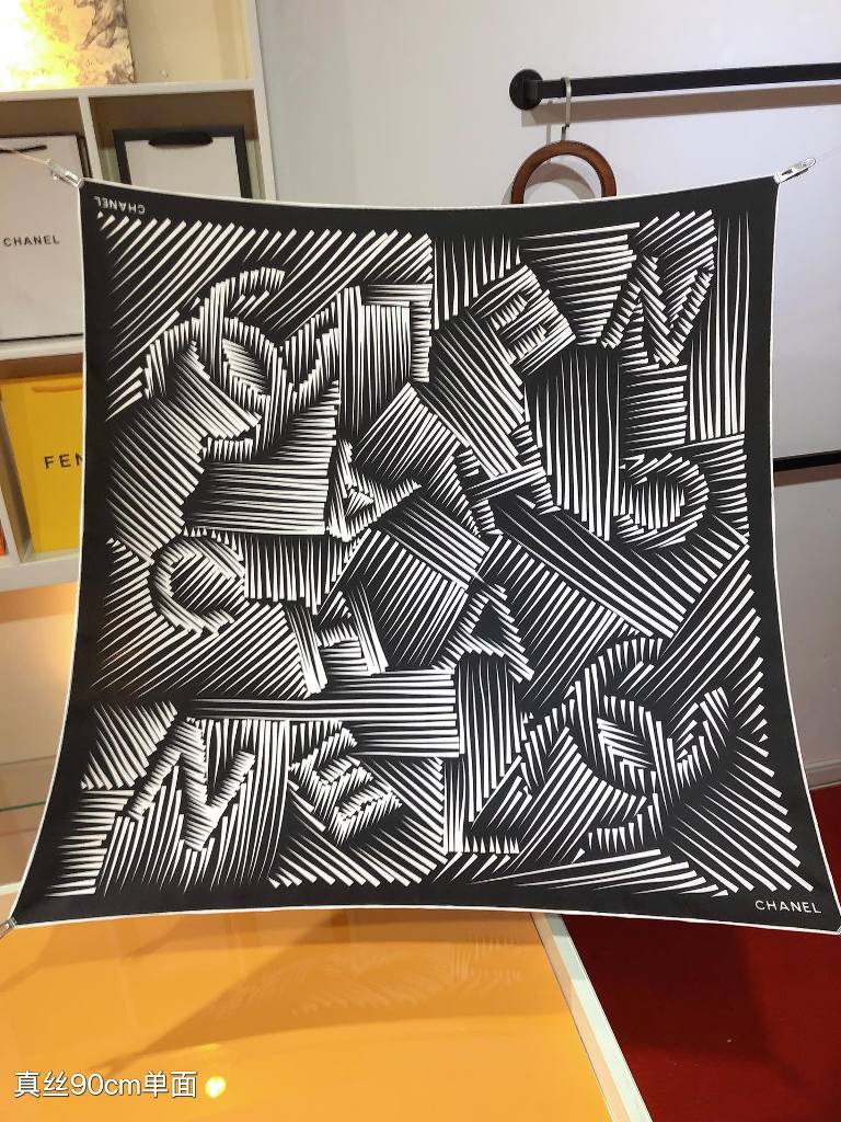 Chanel Silk Scarf-030