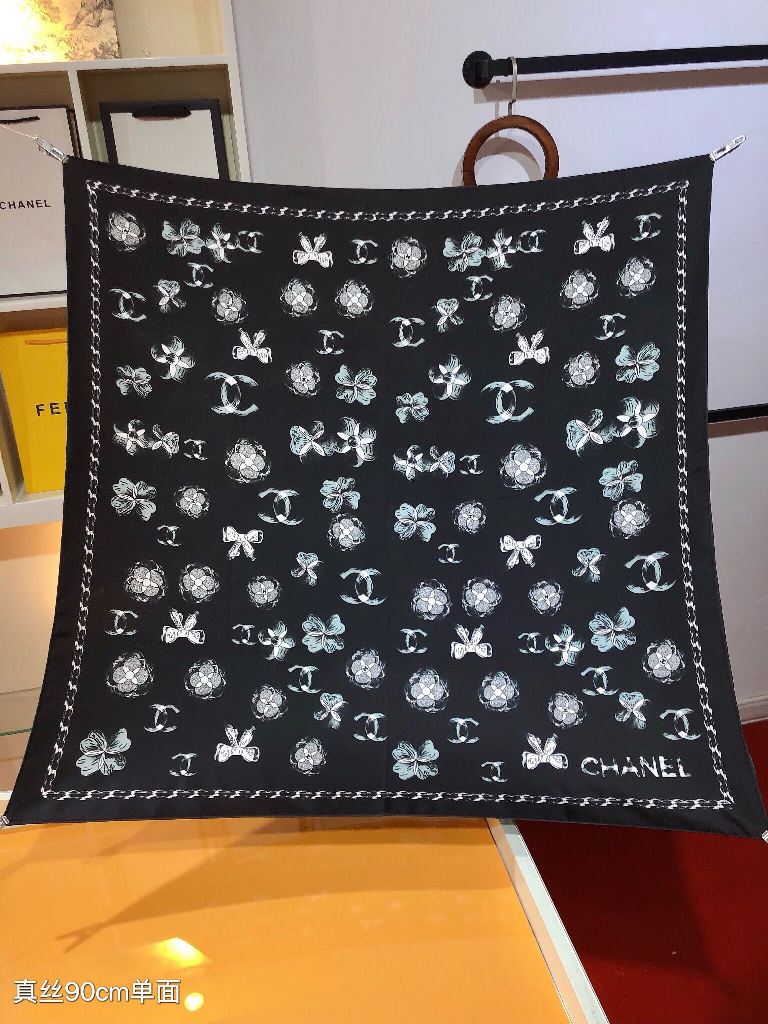 Chanel Silk Scarf-024