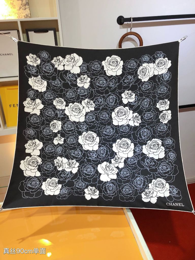 Chanel Silk Scarf-022