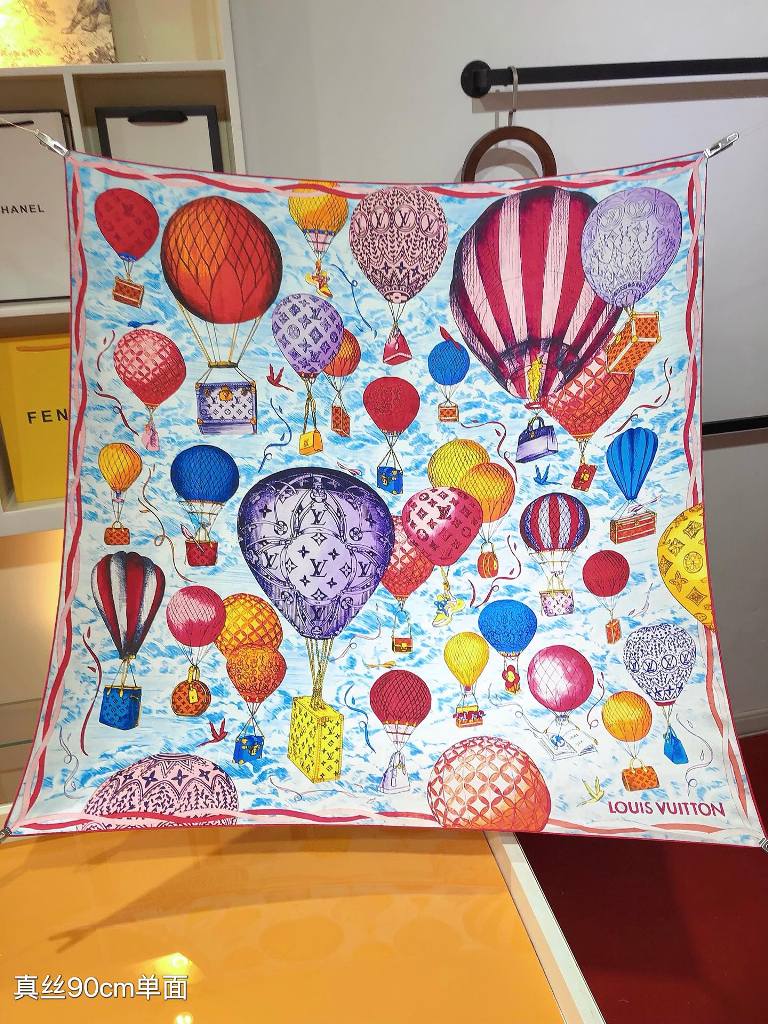 LV Silk Scarf-077