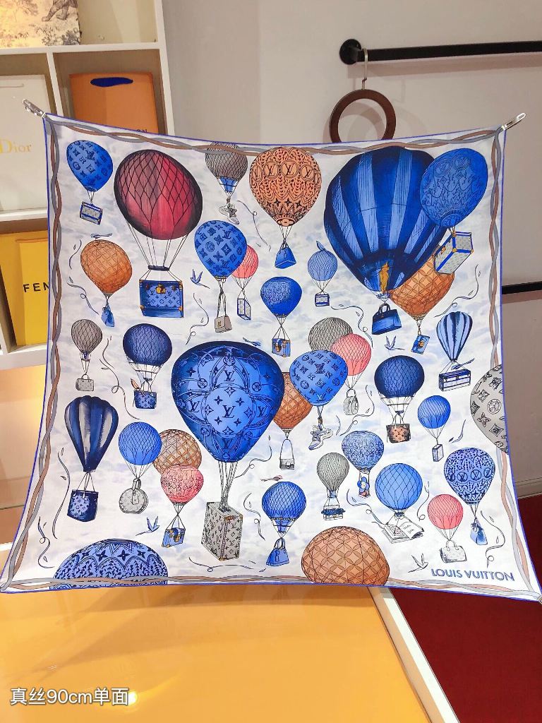 LV Silk Scarf-076