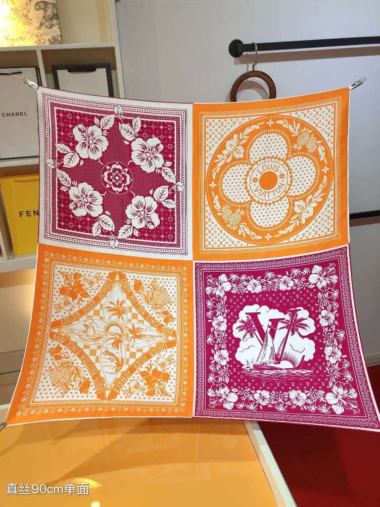 LV Silk Scarf-068