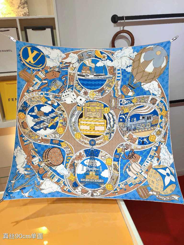 LV Silk Scarf-056