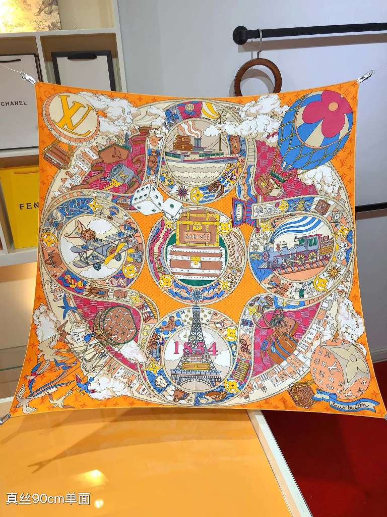 LV Silk Scarf-055