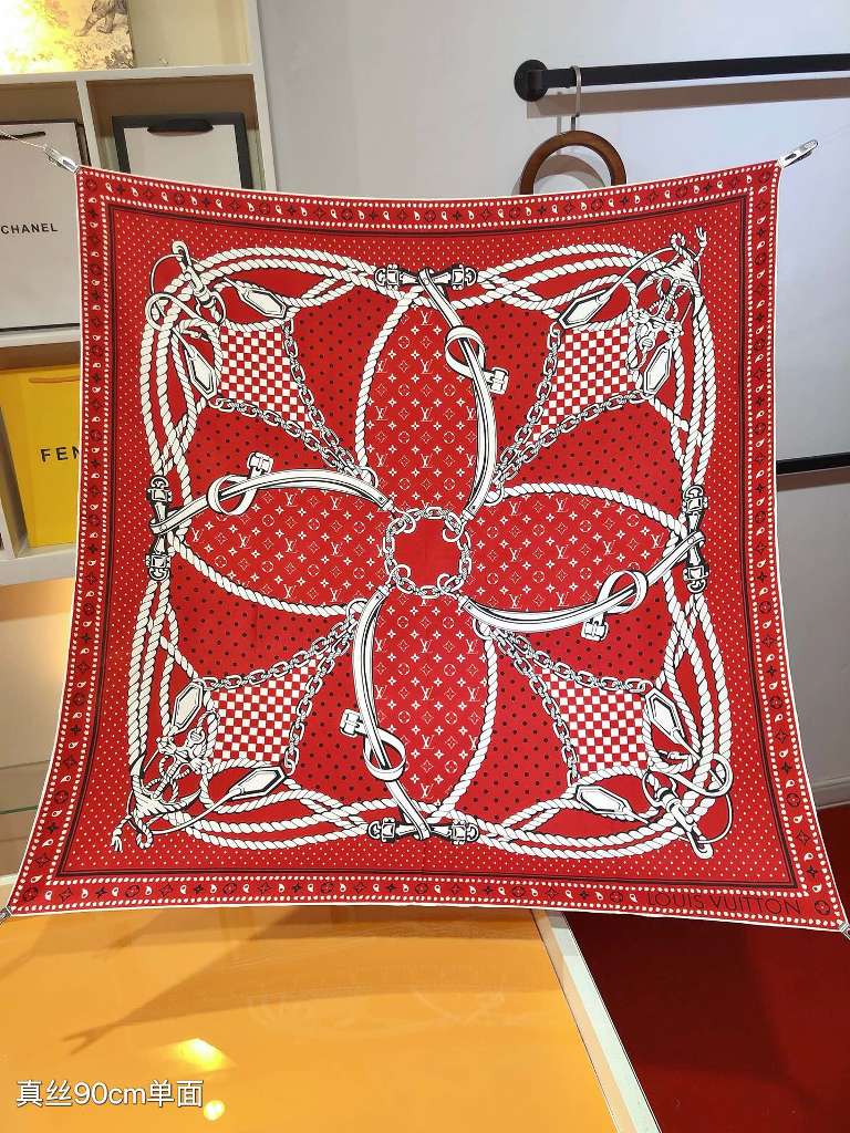 LV Silk Scarf-051