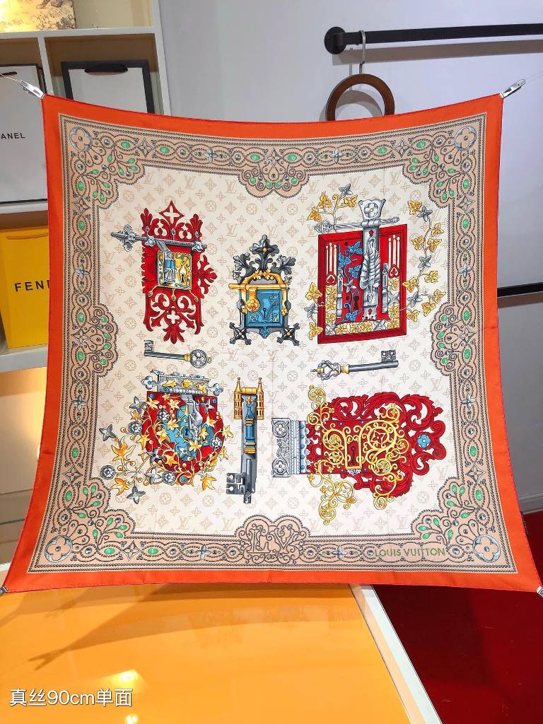 LV Silk Scarf-048