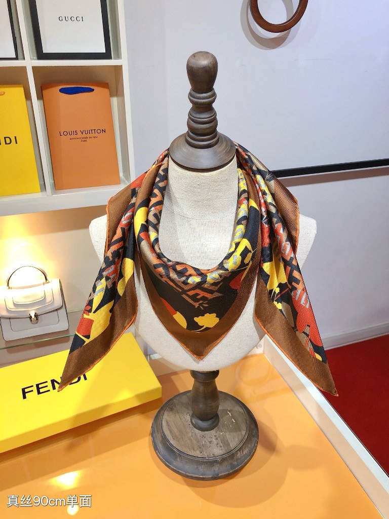 Fendi Silk Scarf-11
