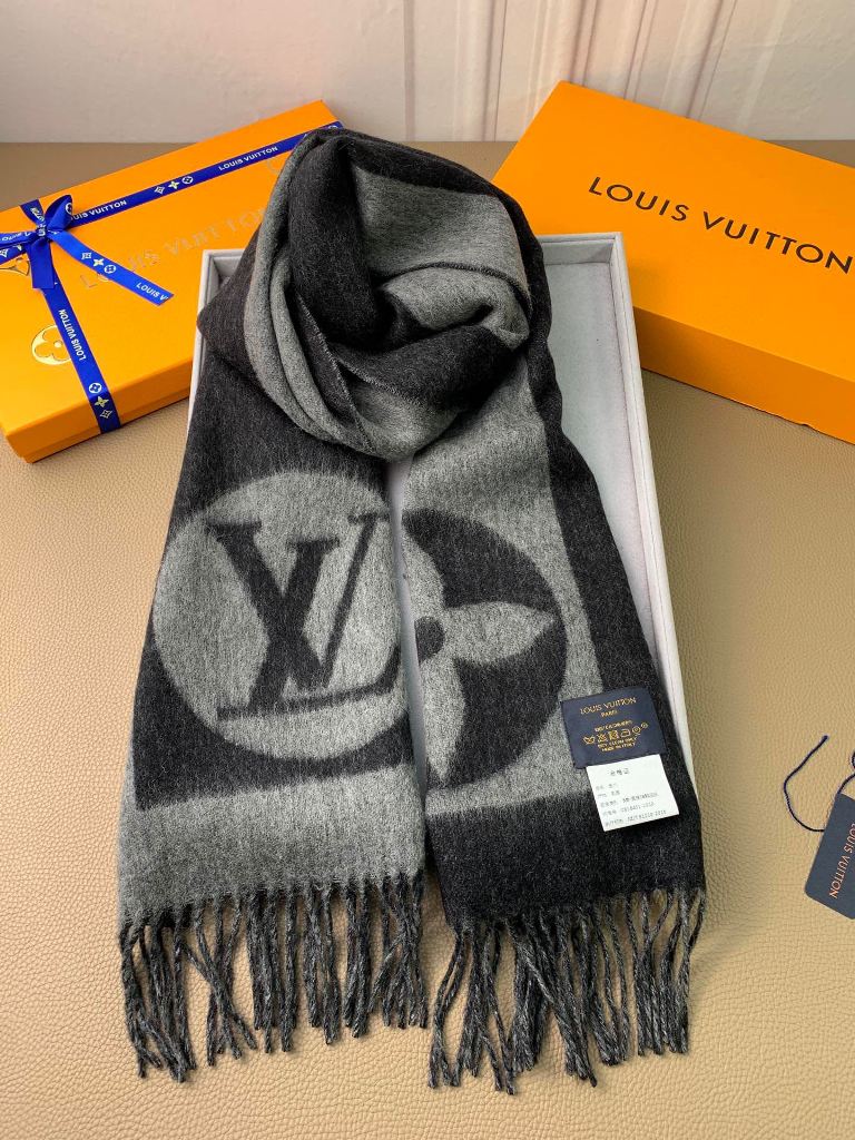 LV Cashmere&Wool Scarf-079
