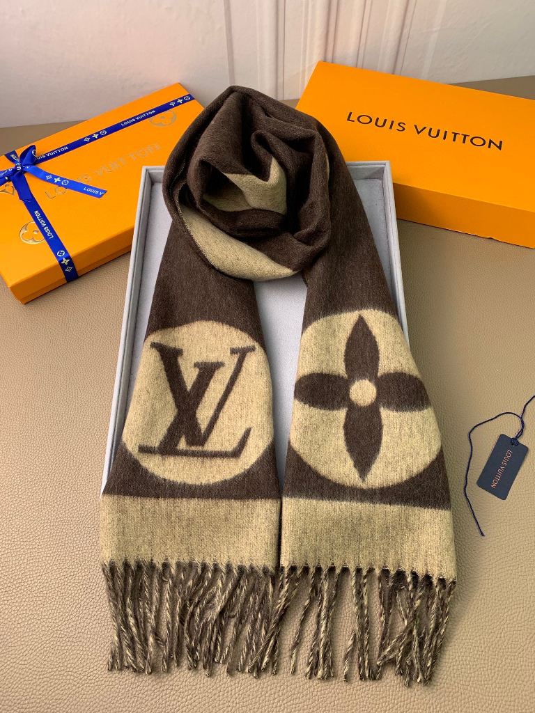 LV Cashmere&Wool Scarf-078