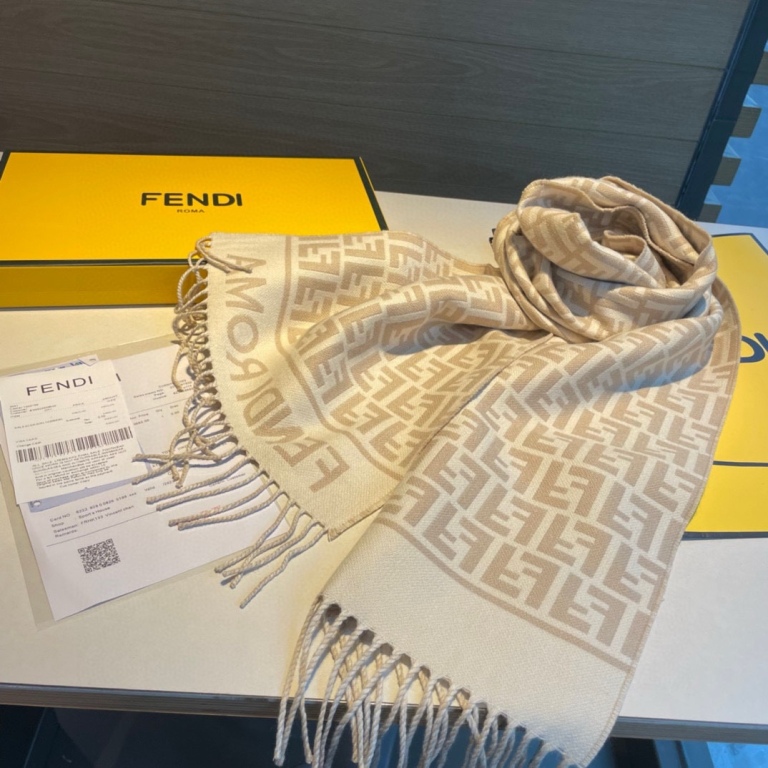 Fendi Cashmere&Silk Scarf-20