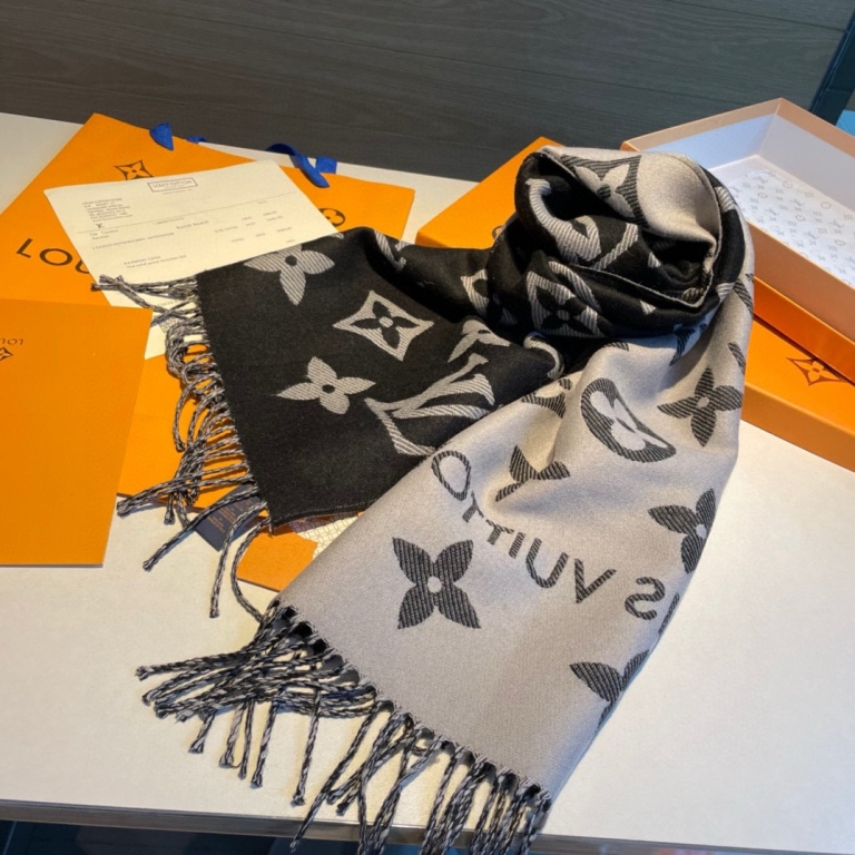 LV Cashmere Scarf-107