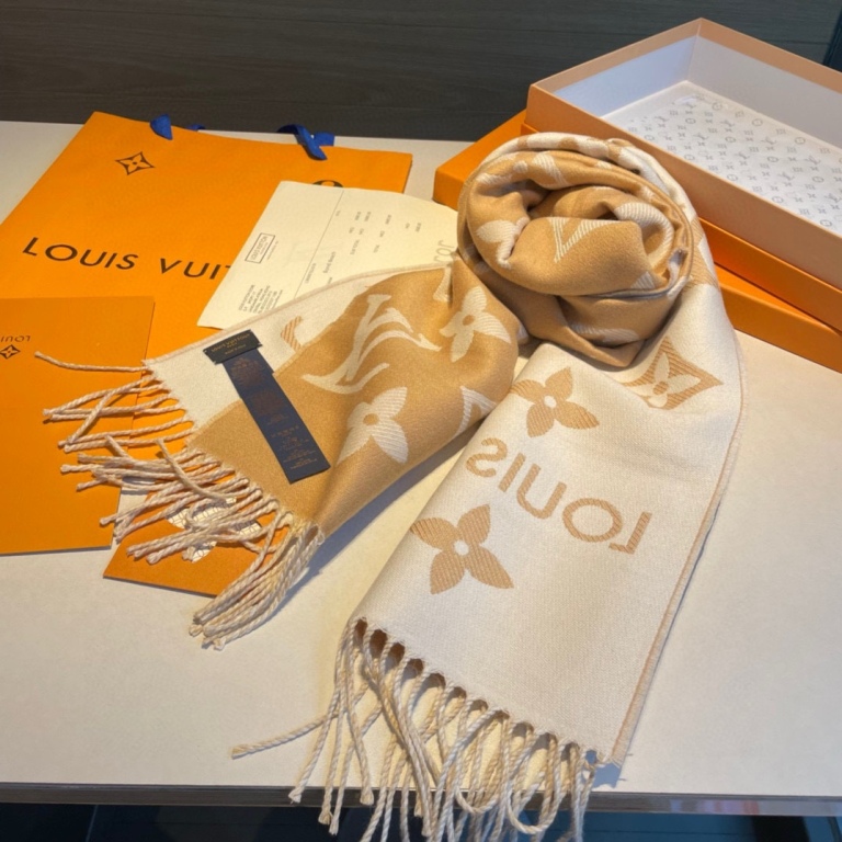 LV Cashmere Scarf-105