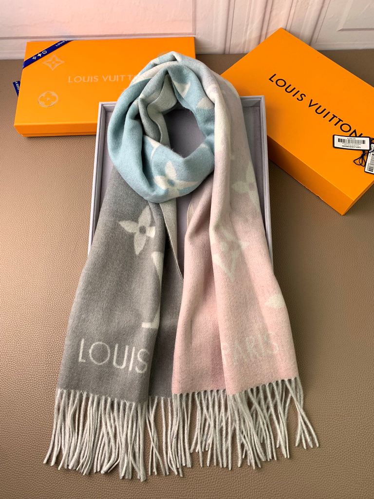 LV Cashmere Scarf-089
