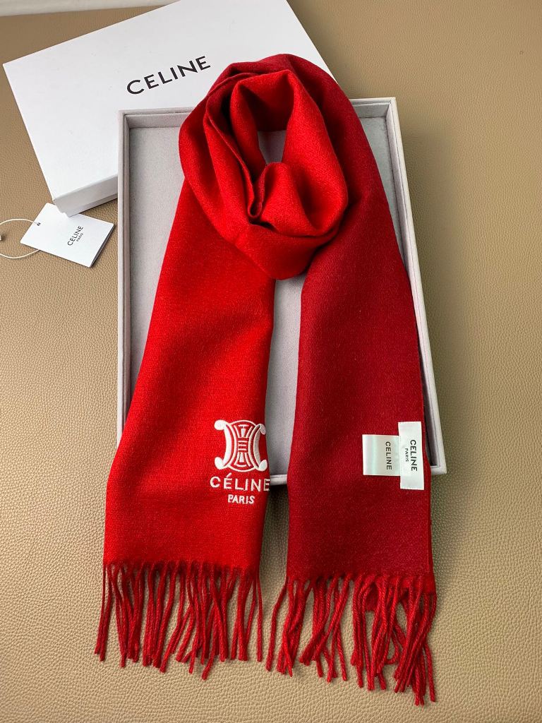 Celine Cashmere&Wool Scarf-016