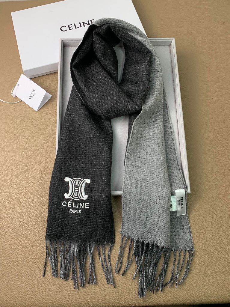 Celine Cashmere&Wool Scarf-015