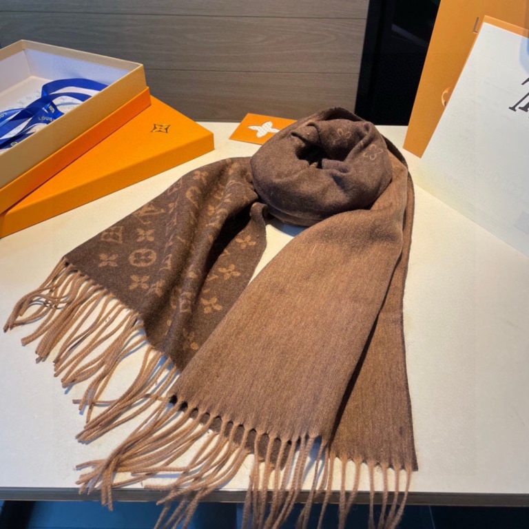 LV Cashmere&Wool Scarf-082