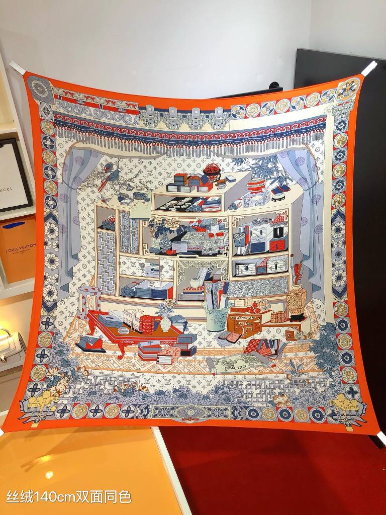LV Cashmere&Silk Scarf-029