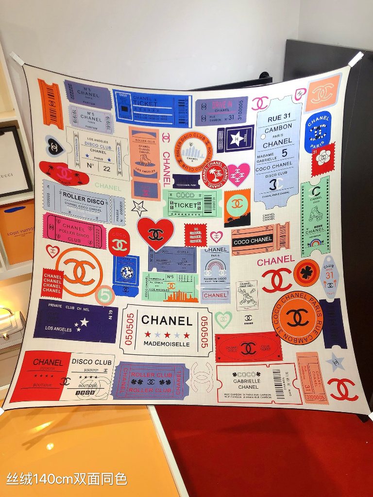 Chanel Cashmere&Silk Scarf-03