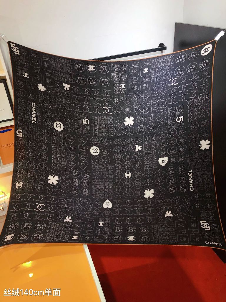 Chanel Cashmere&Silk Scarf-13