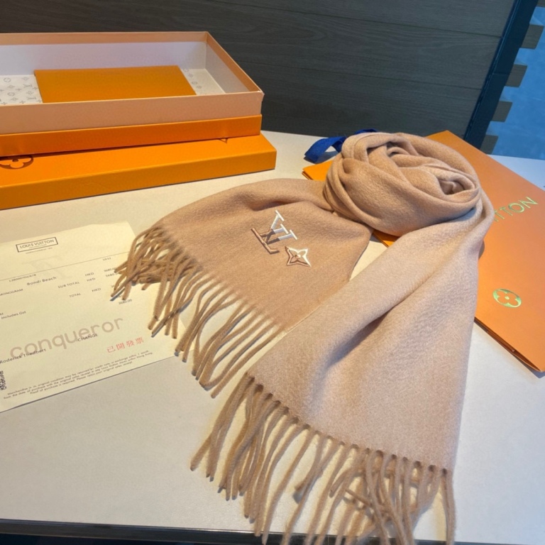 LV Cashmere Scarf-099