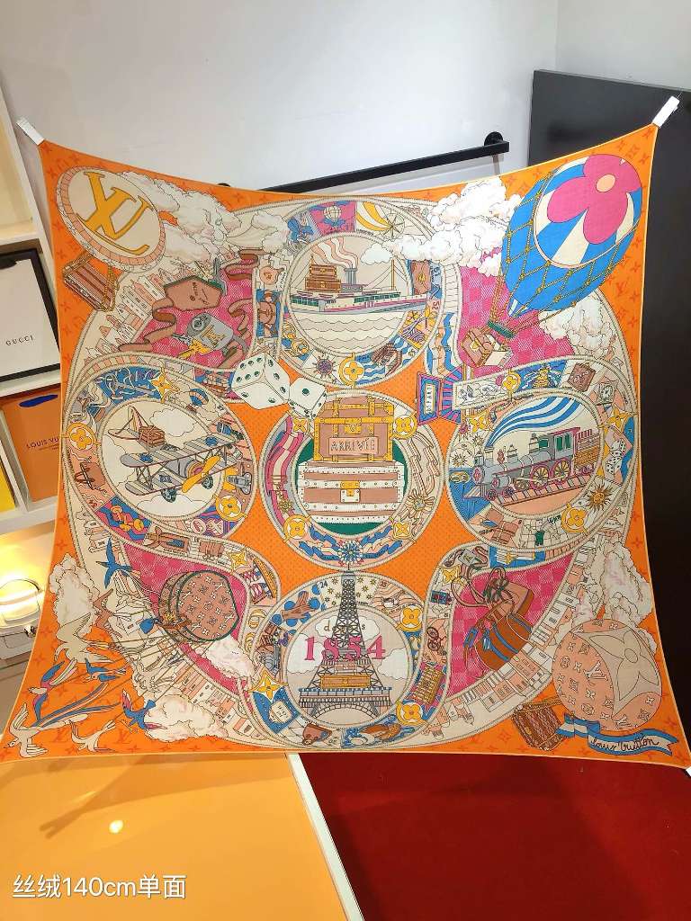 LV Cashmere&Silk Scarf-021