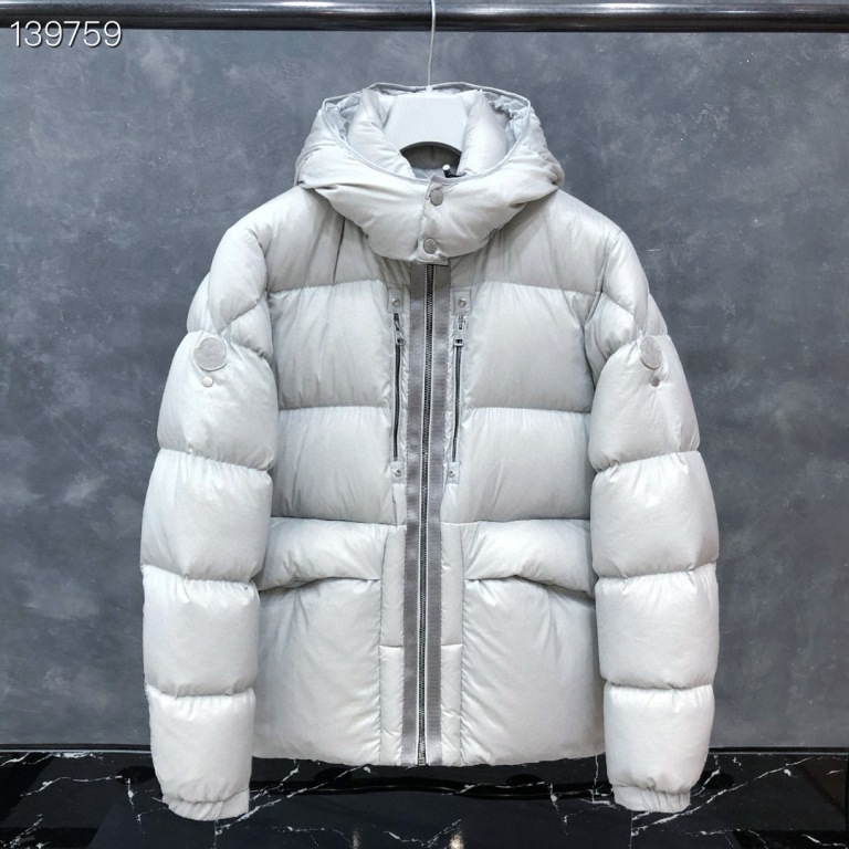Moncler Down Jacket(grey white)-004
