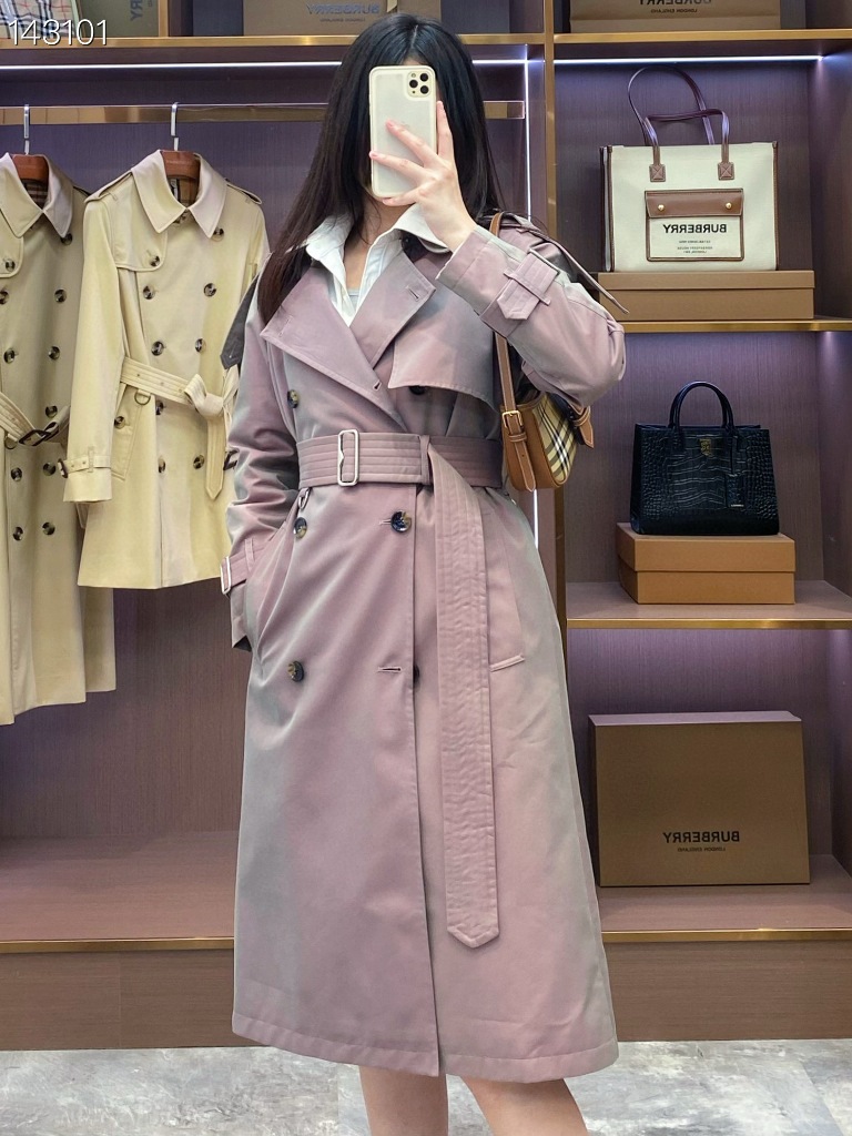 Burberry Long Trench Coat(w)-056