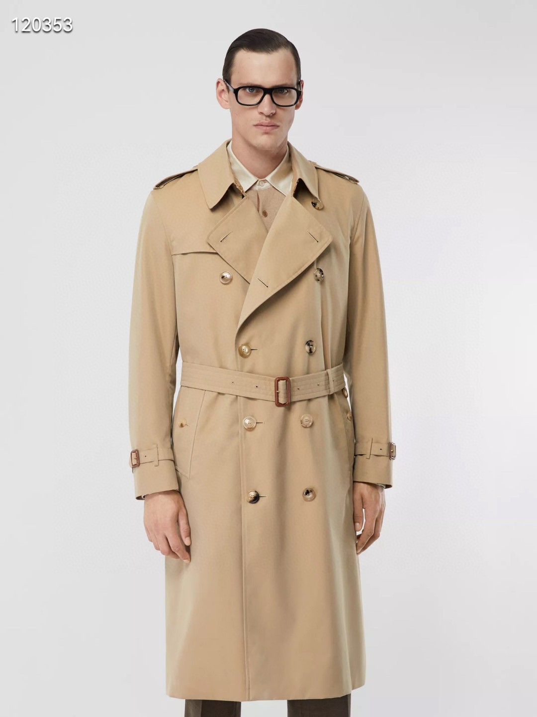 Burberry Long Trench Coat-001
