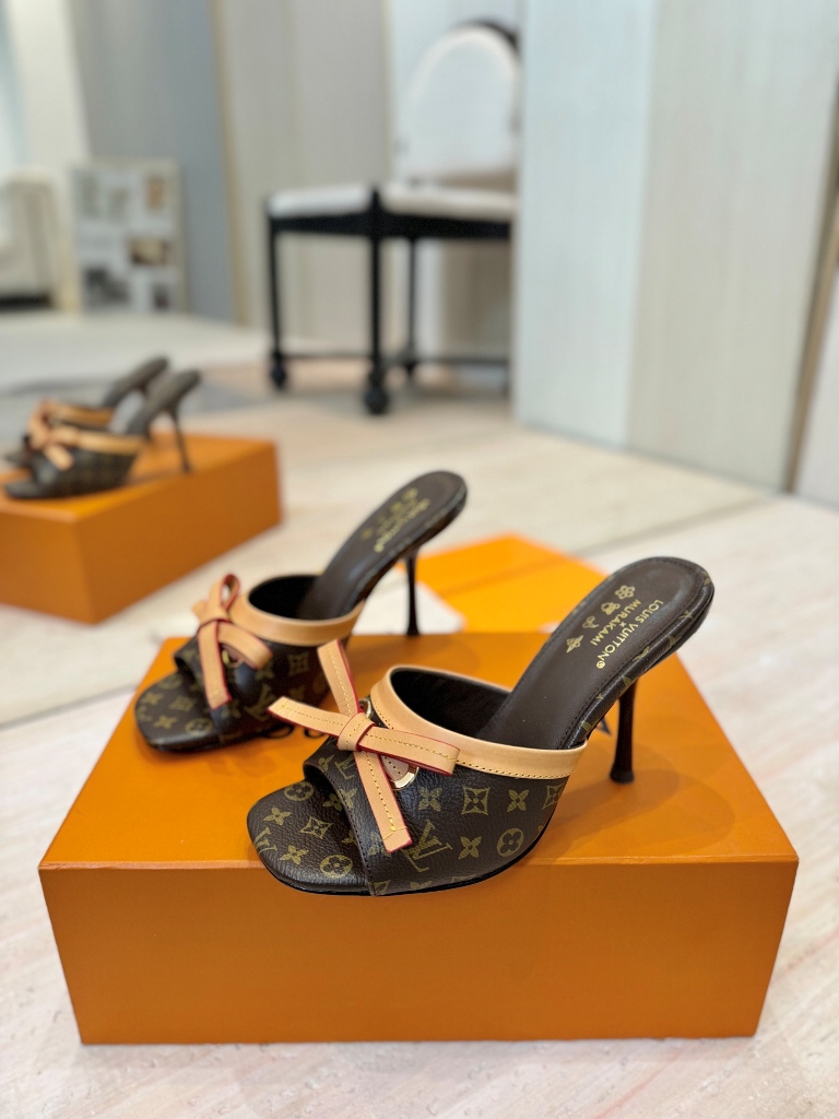 LV High Heeled Sandals(w)-010