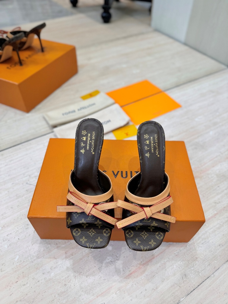 LV High Heeled Sandals(w)-010