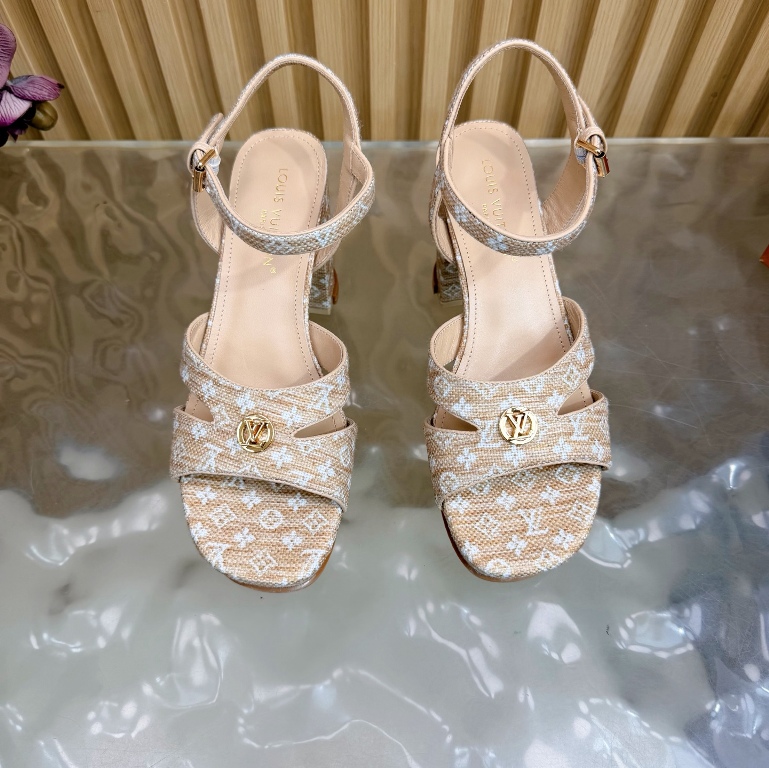 LV High Heeled Sandals(w)-004