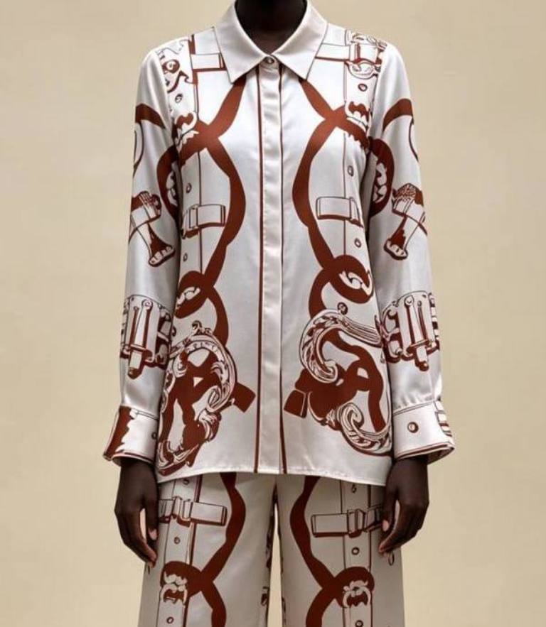 Hermes Silk Shirts(w)-A