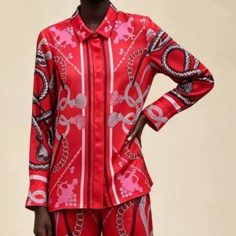 Hermes Silk Shirts(w)-B