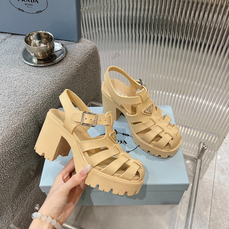 Prada High Heeled Sandals(w)-007